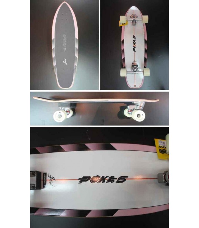 Yow PUKAS RVSH 33 Surfskate Your Own Wave Truck Meraki Surf Skate