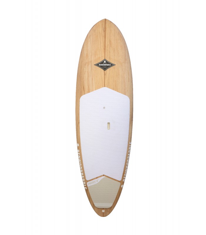 Phenix Natural - Prancha Stand Up Paddle Surf Redwoodpaddle madeira natural paulownia caveira skull