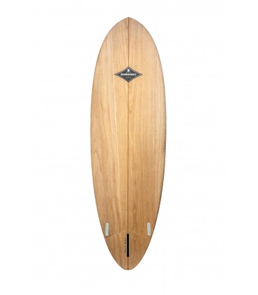 Phenix Natural - Prancha Stand Up Paddle Surf Redwoodpaddle madeira natural paulownia caveira skull