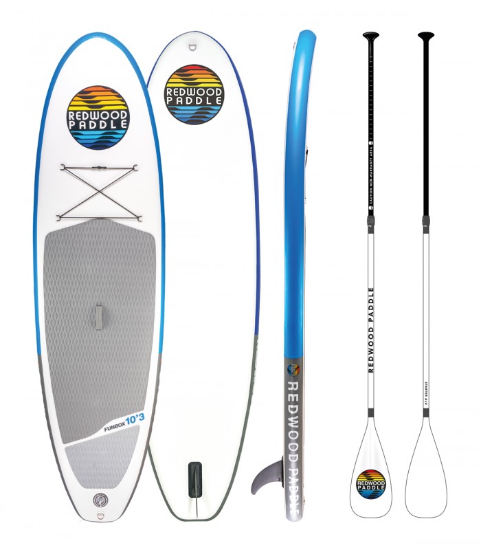 Pack Funbox Starter 10'3 - Prancha Stand Up Paddle Surf Redwoodpaddle com pagaia paddle surf