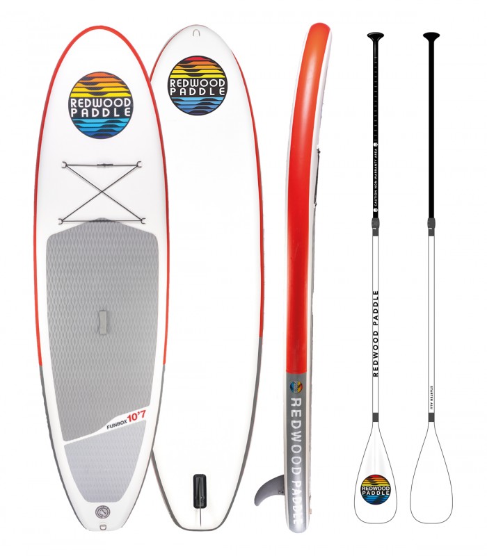 Pack Funbox Starter 10'7 - Prancha Stand Up Paddle Surf Redwoodpaddle com pagaia paddle surf