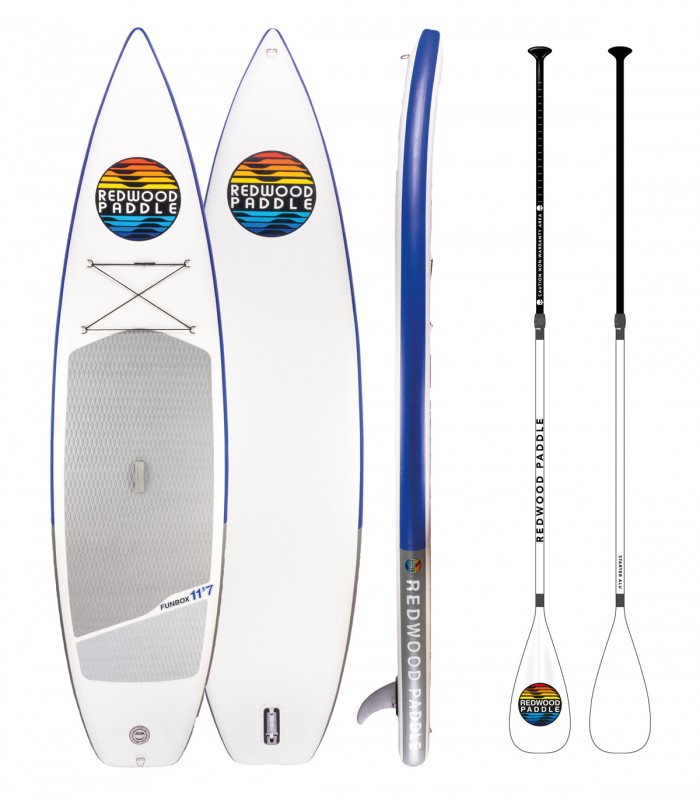 Pack Funbox Starter 11'7 - Prancha Stand Up Paddle Surf Redwoodpaddle com pagaia paddle surf