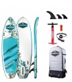 Funbox Pro 9′2 Caribbean - Prancha Stand Up Paddle Surf Redwoodpaddle dupla camada caveira skull