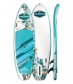 Funbox Pro 9′2 Caribbean - Prancha Stand Up Paddle Surf Redwoodpaddle dupla camada caveira skull