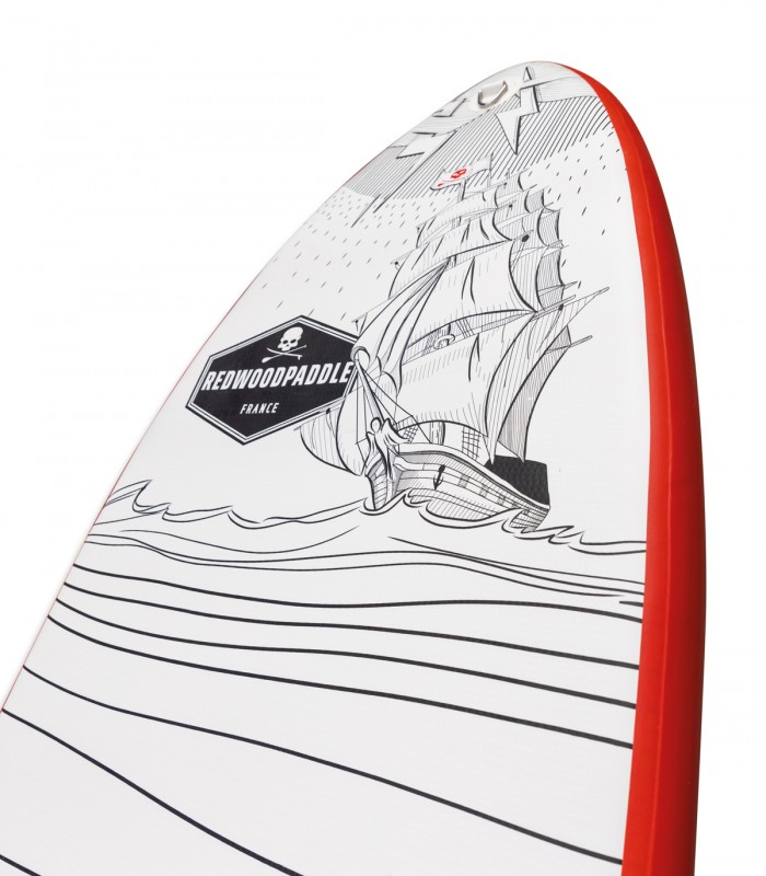 Funbox Pro 9′2 Classic Red prancha Stand up paddle surf redwoodpaddle caveira skull