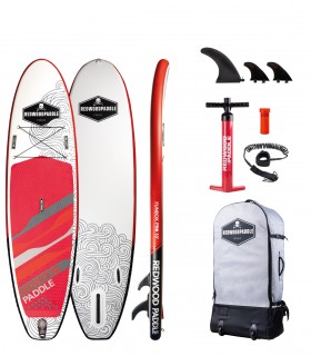 Funbox Pro 10' - Prancha Stand Up Paddle Surf  Redwoodpaddle woven dupla camada caveira skull