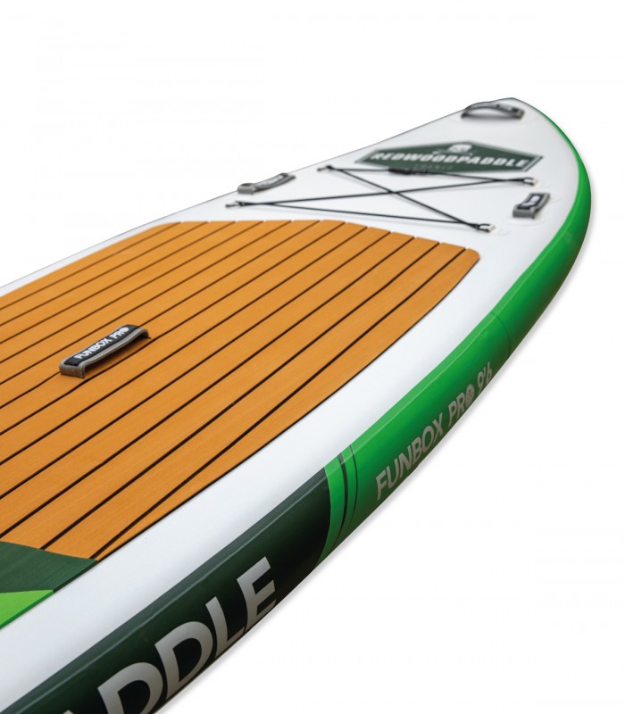 Prancha Stand Up Paddle Surf  Hinchable Funbox Pro 9'6 Wide Redwoodpaddle woven doble capa