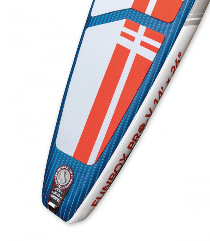 Prancha Stand Up Paddle Surf  Hinchable Funbox Pro V Race 14′ x 27'' Redwoodpaddle woven dupla camada