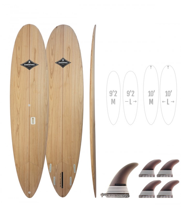 Spoon Natural Wood - Prancha Stand Up Paddle Surf Redwoodpaddle madeira natural