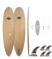 Spoon Natural Wood - Prancha Stand Up Paddle Surf Redwoodpaddle madeira natural caveira skull