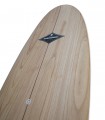 Spoon Natural Wood - Prancha Stand Up Paddle Surf Redwoodpaddle madeira natural caveira skull