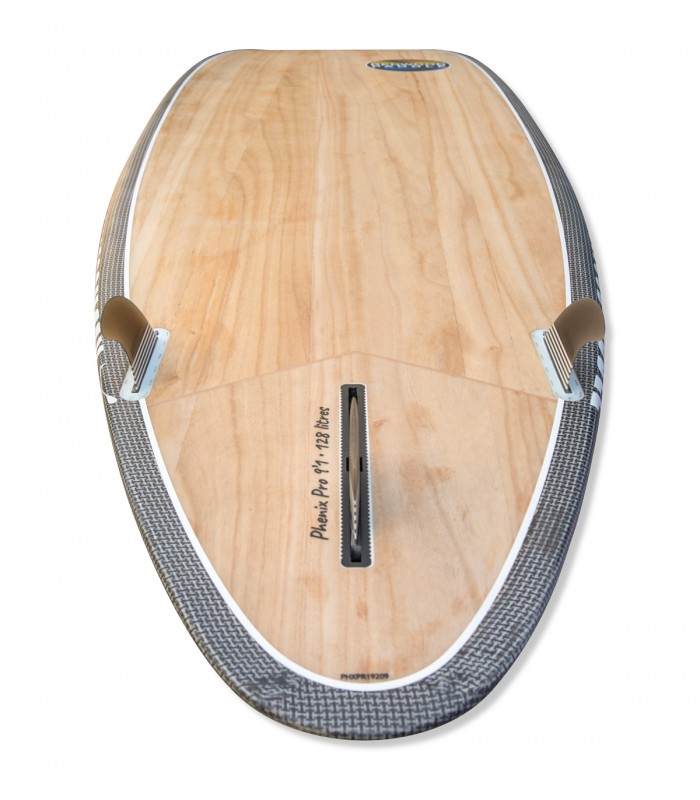 Phenix Pro 9′1 Carbon Wood - Prancha Stand Up Paddle Surf Redwoodpaddle madeira natural paulownia