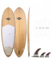 Phenix Natural - Prancha Stand Up Paddle Surf Redwoodpaddle madeira natural paulownia caveira skull