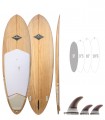 Phenix Natural - Prancha Stand Up Paddle Surf Redwoodpaddle madeira natural paulownia caveira skull