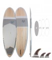 Phenix Color - Prancha Stand Up Paddle Surf Redwoodpaddle madeira natural paulownia caveira skull