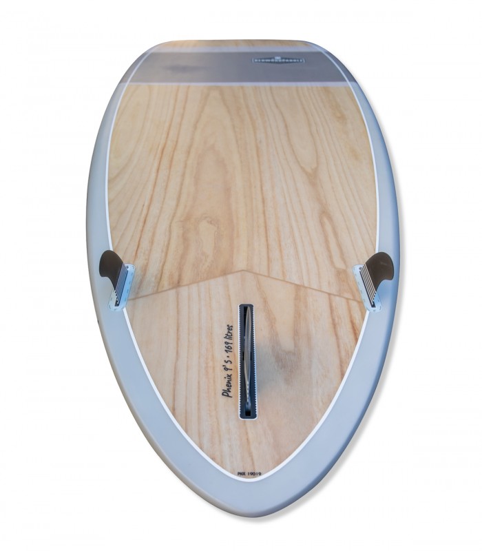Phenix Color - Prancha Stand Up Paddle Surf Redwoodpaddle madeira natural paulownia caveira skull