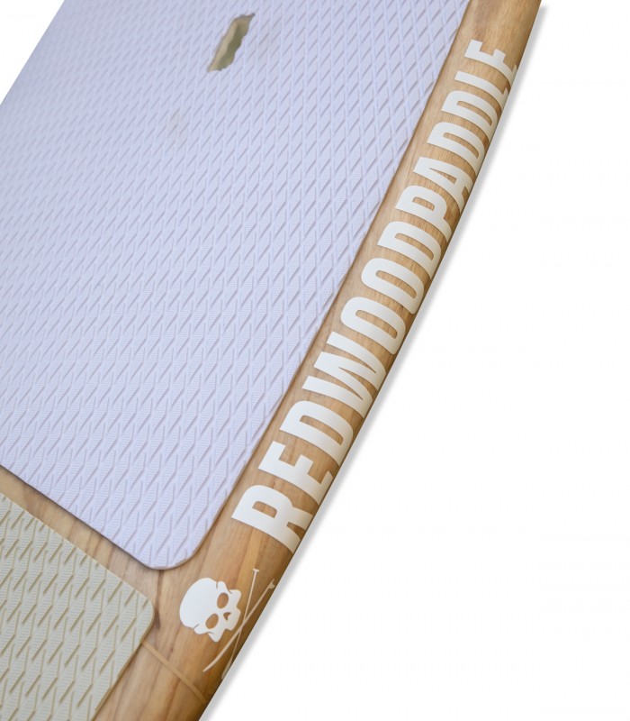 Source Natural Wood Limited Edition - Prancha Stand Up Paddle Surf Redwoodpaddle madeira natural paulownia caveira skull