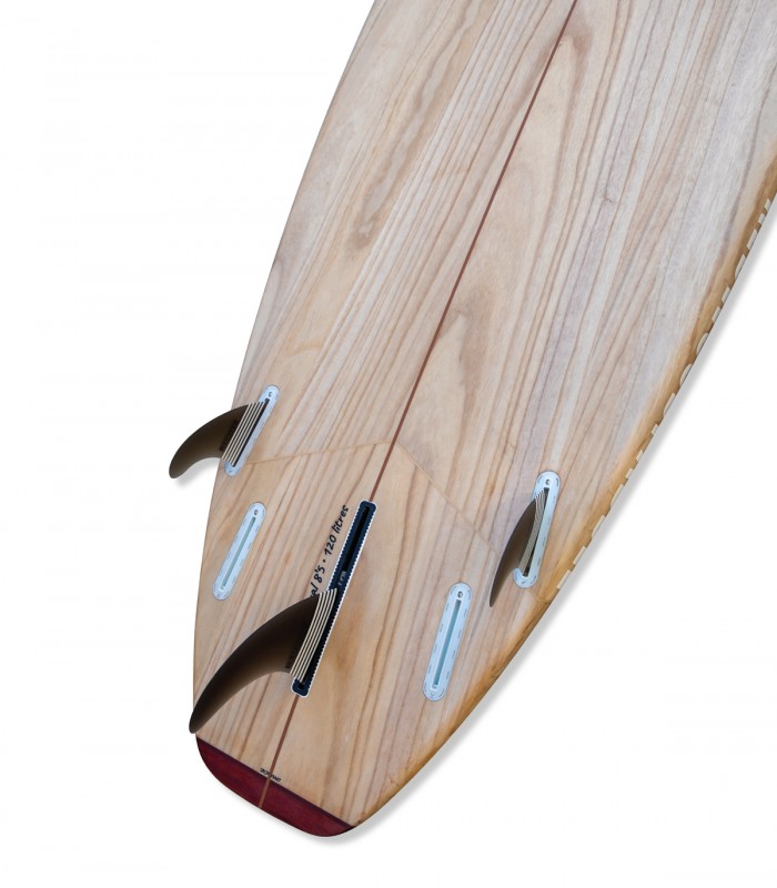 Source Natural Wood Limited Edition - Prancha Stand Up Paddle Surf Redwoodpaddle madeira natural paulownia caveira skull