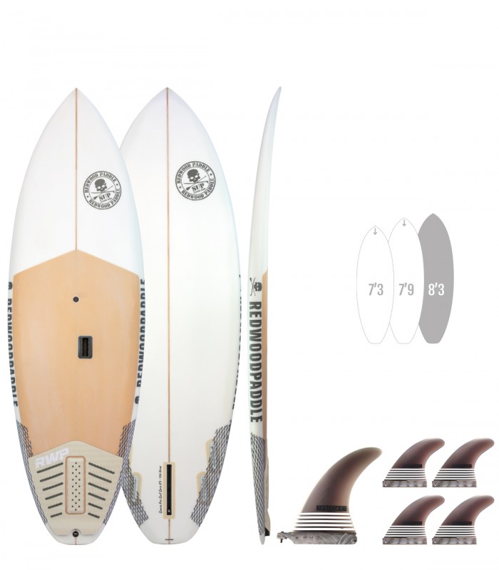 Source Pro Surf Series - Prancha stand Up Paddle Surf Redwoodpaddle caveira skull