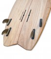 Minimal Natural Wood - Prancha Stand Up Paddle Surf Redwoodpaddle madeira natural paulownia caveira skull