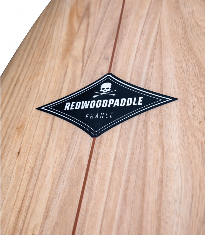 Minimal Natural Wood - Prancha Stand Up Paddle Surf Redwoodpaddle madeira natural paulownia caveira skull