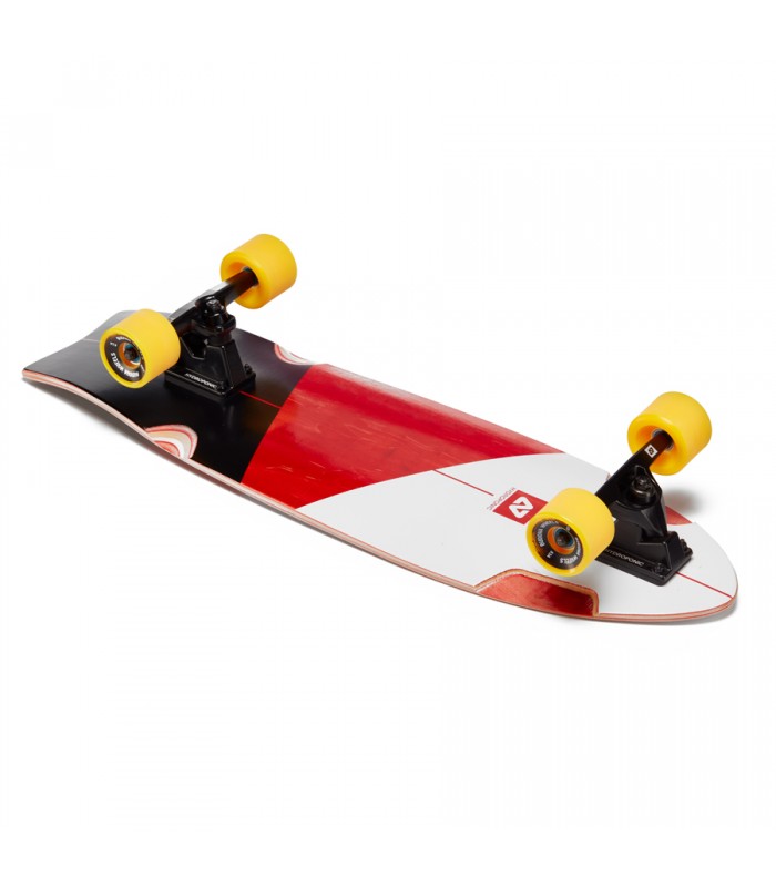 Hydroponic Surfskate Fish 31,5'' Vortex Black Red Surf Skate Pumptrack Skate park