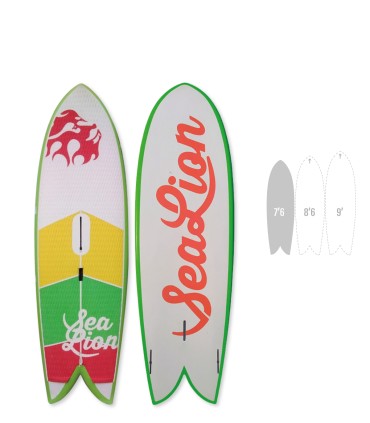 A Sealion Wings é uma prancha multiusos para windsurf, wing foil, surf foil, paddle surf, kite foil.