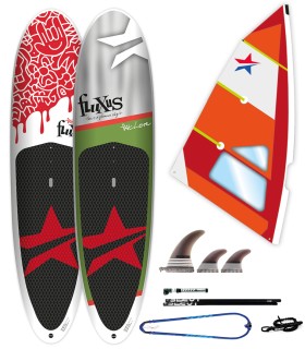 Pack Tabla Fluxus & Sail Pat Love - Pack Windsurf SUP