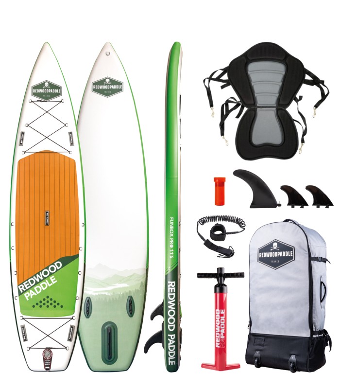 Funbox Pro Explorer 11′6 - Prancha Stand Up Paddle Surf  Redwoodpaddle kayak