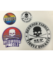 Stickers Pack Mix - Prancha Stand Up Paddle Surf SUP Redwoodpaddle