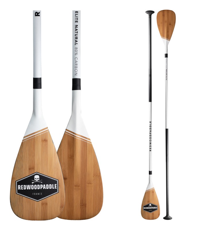 Elite Carbono Bamboo -  Pagaia Stand Up Paddle Surf SUP