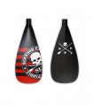 Pagaia SUP Player Ajustável Black Red