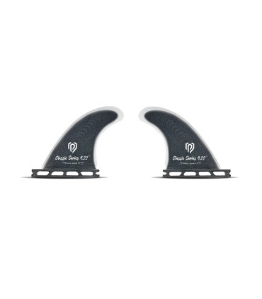 Twin set 2 quilhas surf Futures fins fibra vidrio  surf peppermint surfboards