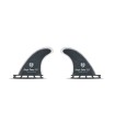 Twin set 2 quilhas surf Futures fins fibra vidrio  surf peppermint surfboards