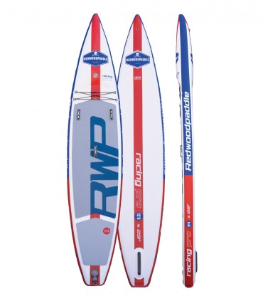 Funbox Pro V-Shape Race Azul 12′6 x 29″ - Prancha Stand Up Paddle Surf Insuflável