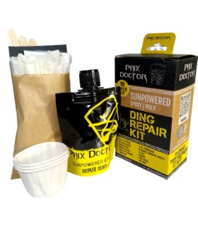 Phix Doctor Epoxy Polyester 4 oz 10 piezas - Kit Reparación tabla SUP & Surf
