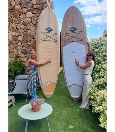 Phenix Natural - Prancha Stand Up Paddle Surf Redwoodpaddle madeira natural paulownia caveira skull