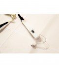 Leash SUP Race Telefone White 8' - Prancha Stand Up Paddle  Surf SUP Redwoodpaddle