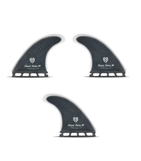 Quilhas Thruster Black Pepper M 4'72  - Prancha Surf