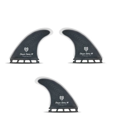 Quilhas Thruster Black Pepper M 4'72  - Prancha Surf