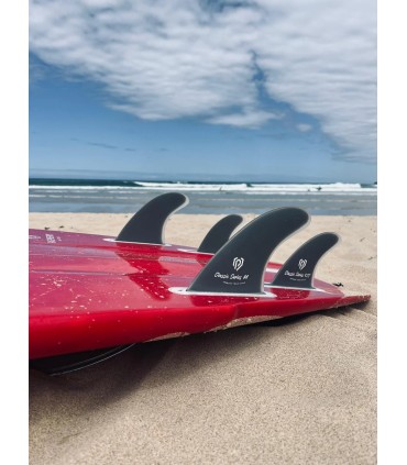Quilhas Quad Black Pepper M 4'72 + S 4'22  - Prancha Surf