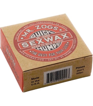 Sex Wax Mr Zogs Red – 21º até 29º – Prancha de Surf