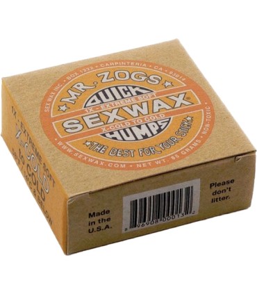 Sex Wax Mr Zogs Yellow – 14º e abaixo – Prancha de Surf