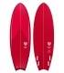 Prancha de surf en resina tintatda Peppermint Surfboards Half Moon 5'11 Raspberry