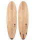 Prancha de surf en madeira natural Peppermint Surfboards Munchy 6'8 Timber