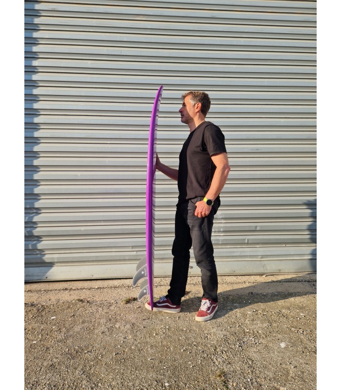 Peppermint Diamond Fish 5'8 Blueberry - Surf Resina Tintada