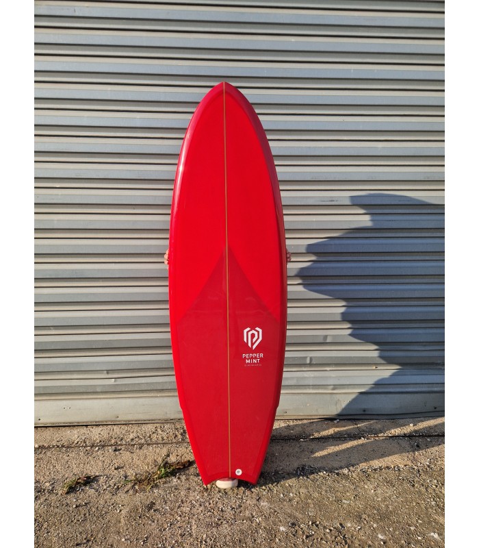 Peppermint Half Moon 5'11 Raspberry - Surf Resina Tintada