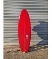 Peppermint Half Moon 5'11 Raspberry - Surf Resina Tintada