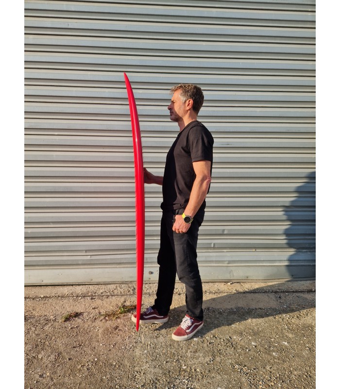 Peppermint Half Moon 5'11 Raspberry - Surf Resina Tintada