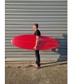 Peppermint Half Moon 5'11 Raspberry - Surf Resina Tintada